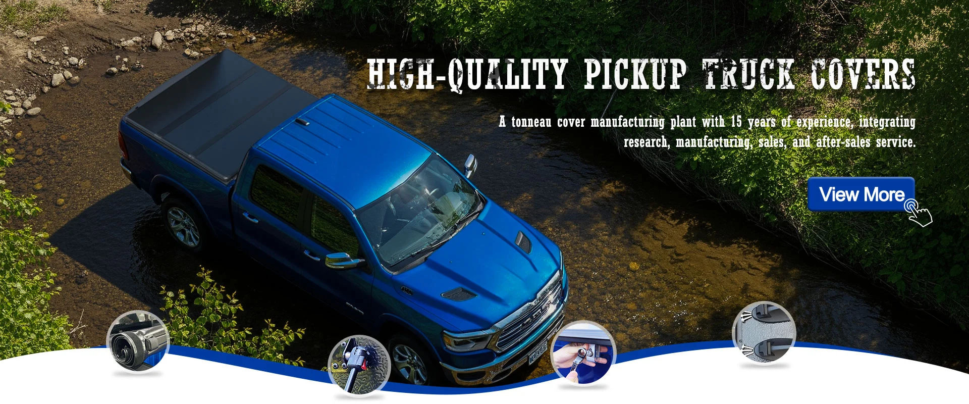 Nhà máy bìa nhôm cứng Tonneau Trung Quốc