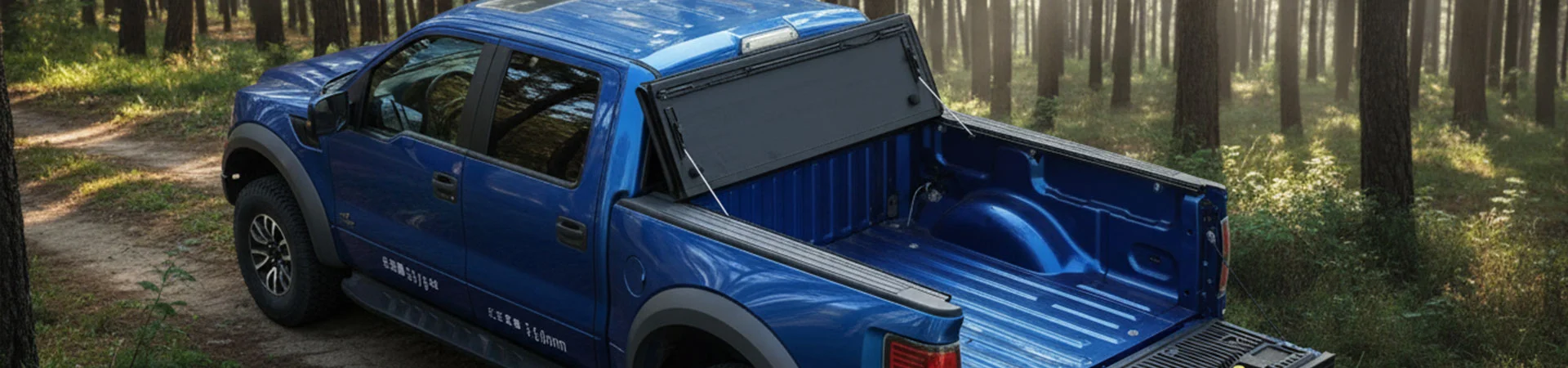 Bìa Tonneau cứng gấp bốn lần cấu hình thấp