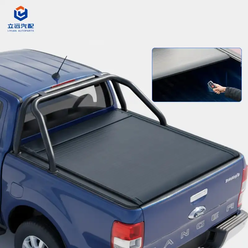Vỏ Tonneau bằng nhôm cứng có thể thu vào bằng điện cho xe Jeep Ford