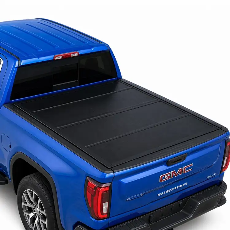 Vỏ Tonneau gấp bốn cứng cấu hình thấp cho GMC Sierra