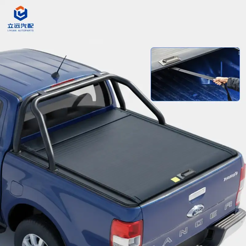 Vỏ Tonneau bằng nhôm cứng có thể thu vào bằng tay cho Ford Jeep