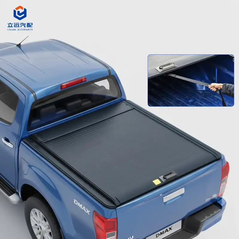 Vỏ Tonneau bằng nhôm cứng có thể thu vào bằng tay cho Isuzu