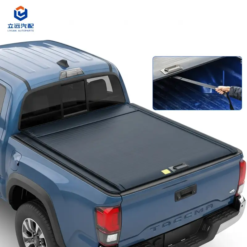 Vỏ Tonneau bằng nhôm cứng có thể thu vào bằng tay cho Toyota