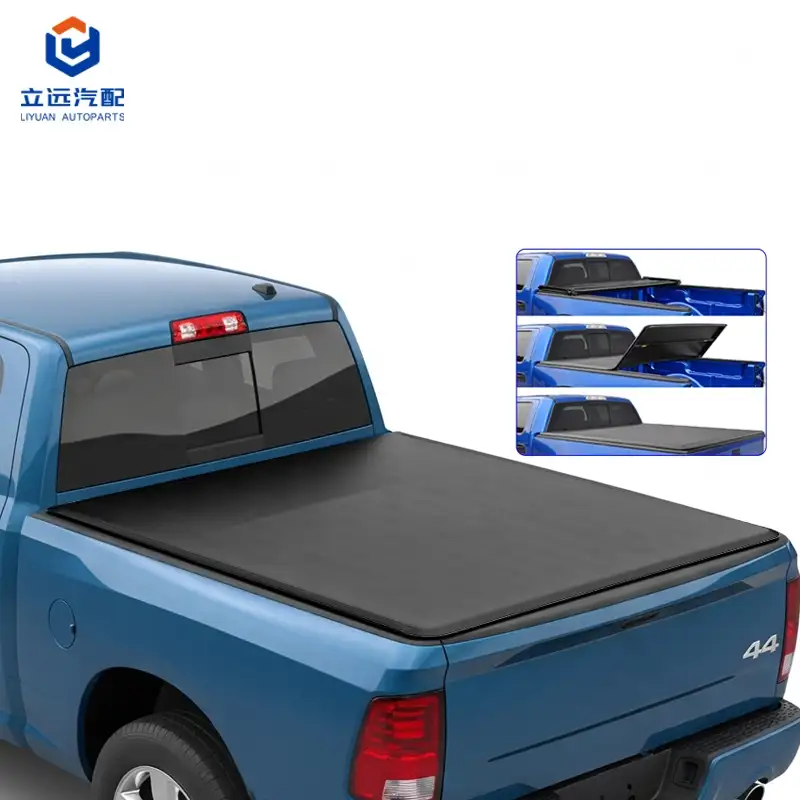 Vỏ bọc Tonneau gấp ba lần Vinyl mềm cho Dodge