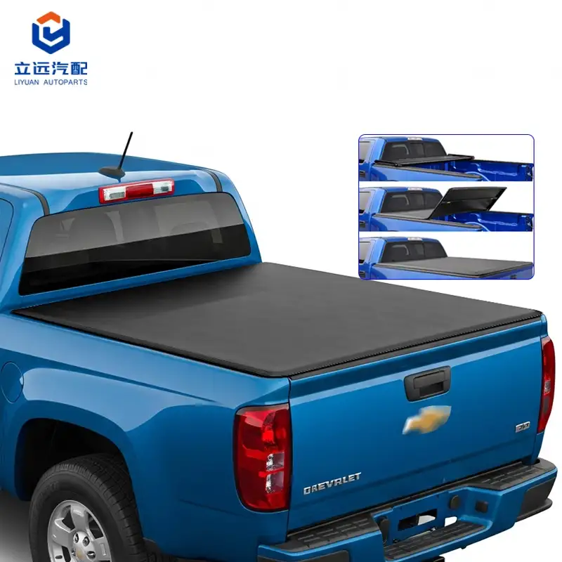 Vỏ bọc Tonneau gấp ba lần Vinyl mềm cho GMC Chevrolet