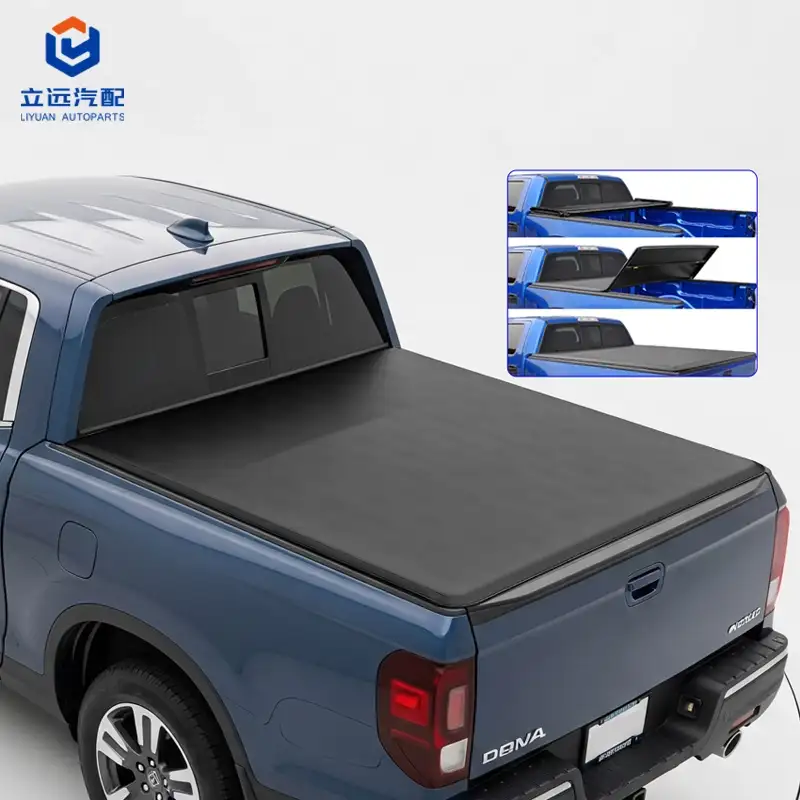 Bìa mềm Vinyl Tri-Fold Tonneau cho Honda Jeep