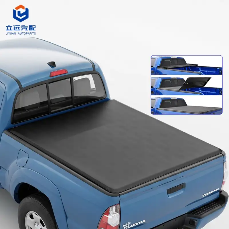 Vỏ bọc Tonneau gấp ba lần Vinyl mềm cho Toyota